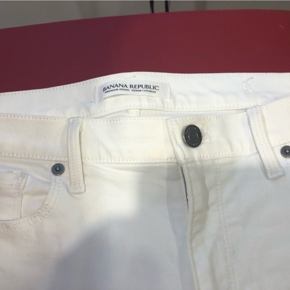 Banana Republic white jeans - Picture 1 of 3